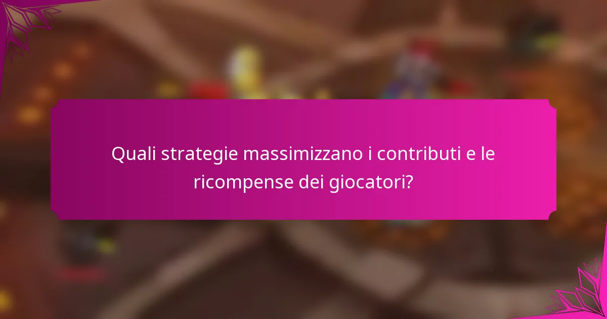 Quali strategie massimizzano i contributi e le ricompense dei giocatori?